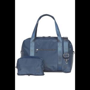 IHKWIP The Packable Duffel Bag and Cosmetic Case Set MetllicMidnight